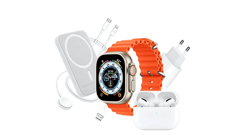 Combo Smartwatch PowerBank Audifonos X8