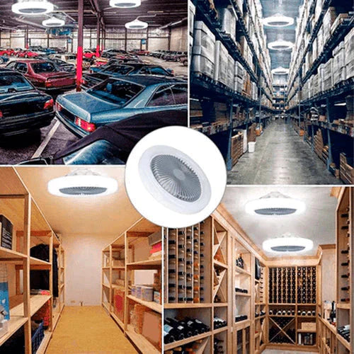 [PROMO] Ventilador de Techo Inteligente con Luz LED TurboMax™ 2 en 1 (Multivoltaje)  - [SUPER POTENTE]