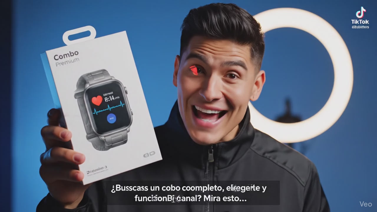 Combo Smartwatch PowerBank Audifonos X8